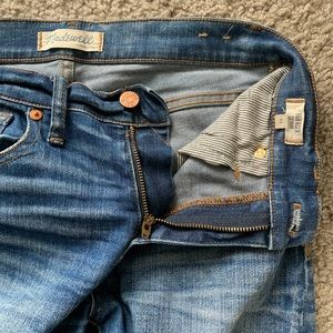 Madewell high rise skinny jeans